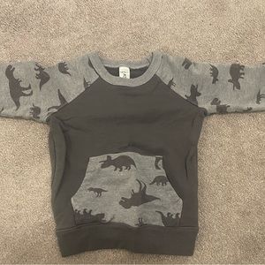 Toddler Boys grey crew neck sweater
